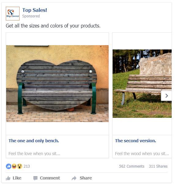 facebppk carusel omage size