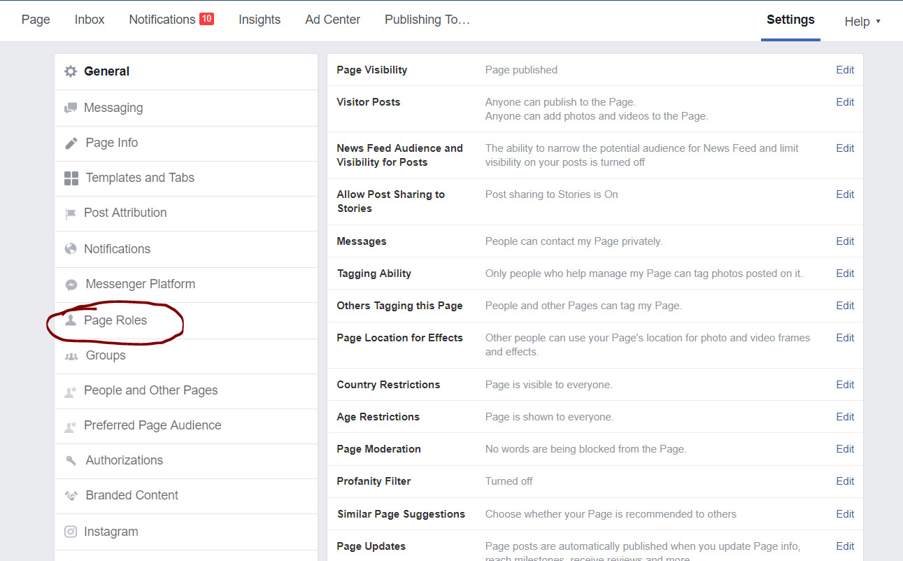 מנהל עמוד פייסבוק